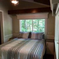 Northern Michigan Cottage Master Bedroom - Indigo Bluffs